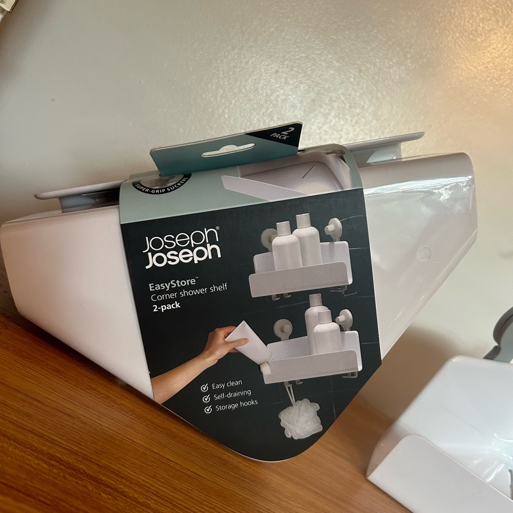 Joseph Joseph EasyStore Corner Shower Shelf 2pack